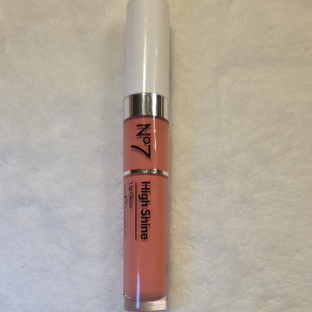 New~ No 7 High Shine Lip Gloss - Peony